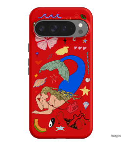 Mermaid Salad Scarlet Printed Phone Cases Google Pixel 9 Pro XL / Armoured by Easty Beasty - The Dairy