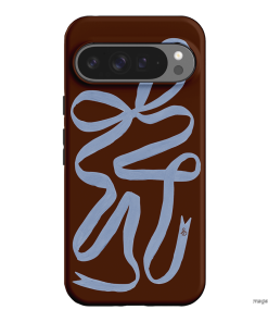 Mocha Ribbon Printed Phone Cases Google Pixel 9 Pro XL / Armoured by Jasmine Dowling - The Dairy