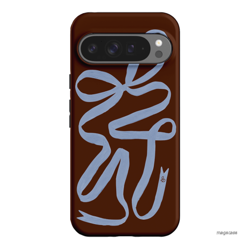Mocha Ribbon Printed Phone Cases Google Pixel 9 Pro XL / Armoured by Jasmine Dowling - The Dairy