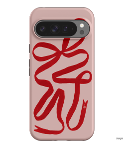 Valentine Ribbon Printed Phone Cases Google Pixel 9 Pro XL / Armoured by Jasmine Dowling - The Dairy