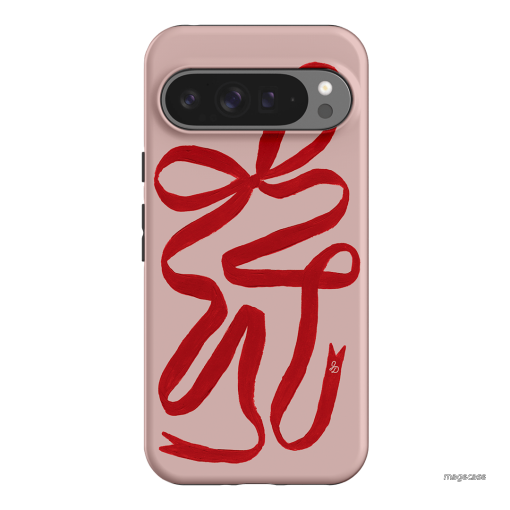 Valentine Ribbon Printed Phone Cases Google Pixel 9 Pro XL / Armoured by Jasmine Dowling - The Dairy