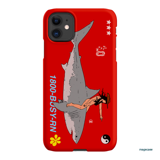1800-Busy Rn in Red Printed Phone Cases iPhone 11 / Snap by Easty Beasty - The Dairy