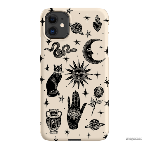 Astro Flash Beige Printed Phone Cases by Veronica Tucker - The Dairy