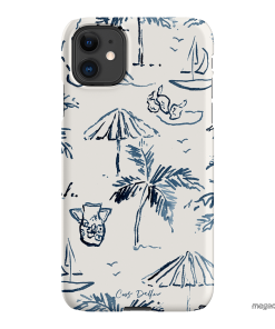 Balmy Blue Printed Phone Cases iPhone 11 / Snap by Cass Deller - The Dairy
