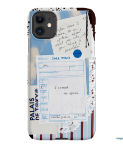 Call Memo Printed Phone Cases iPhone 11 / Snap by Jasmine Dowling - The Dairy