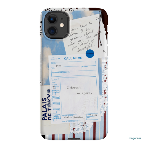 Call Memo Printed Phone Cases iPhone 11 / Snap by Jasmine Dowling - The Dairy
