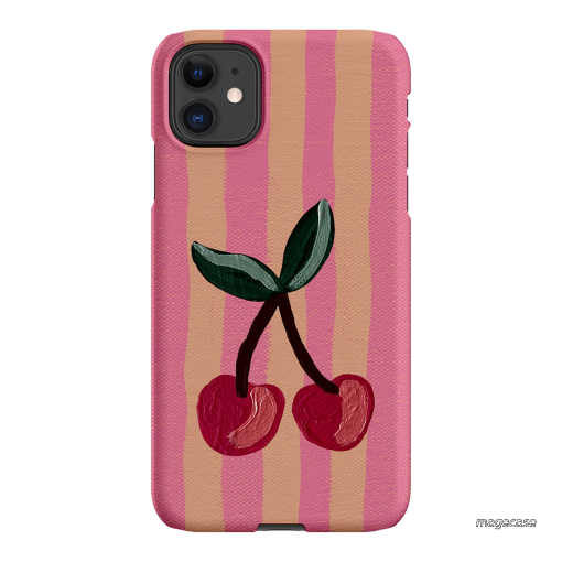 Cherry On Top Printed Phone Cases iPhone 11 / Snap by Amy Gibbs - The Dairy