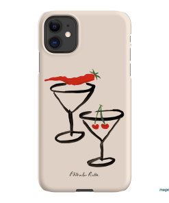 Chilli Cherry Printed Phone Cases by Phthalo Ruth - The Dairy
