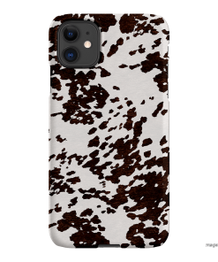 Cowhide Charm Printed Phone Cases iPhone 11 / Snap by The Dairy - The Dairy