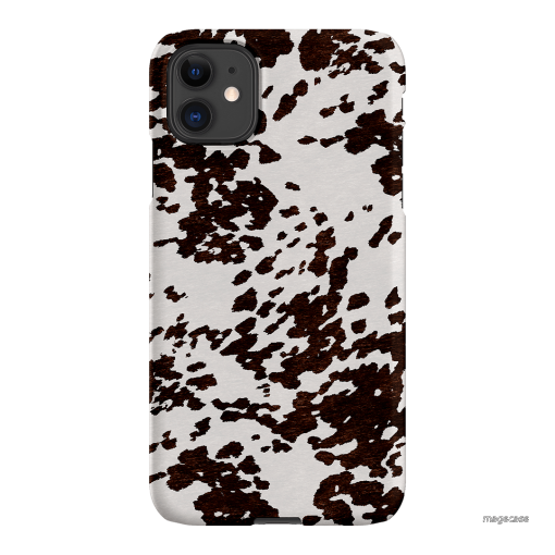 Cowhide Charm Printed Phone Cases iPhone 11 / Snap by The Dairy - The Dairy