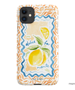 Dolce Far Niente Printed Phone Cases iPhone 11 / Snap by Cass Deller - The Dairy