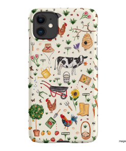 Farm Stay Printed Phone Cases iPhone 11 / Snap by BG. Studio - The Dairy