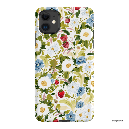 Garden Strawberries Printed Phone Cases iPhone 11 / Snap by Ellie Mae - The Dairy