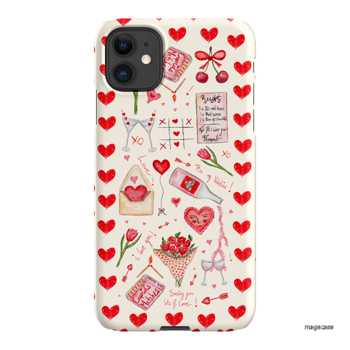 Love Note Printed Phone Cases iPhone 11 / Snap by BG. Studio - The Dairy