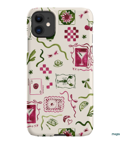 Martini Gal Printed Phone Cases iPhone 11 / Snap by Charlie Taylor - The Dairy