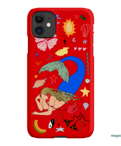 Mermaid Salad Scarlet Printed Phone Cases iPhone 11 / Snap by Easty Beasty - The Dairy