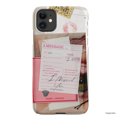 Missed Call Printed Phone Cases iPhone 11 / Snap by Jasmine Dowling - The Dairy
