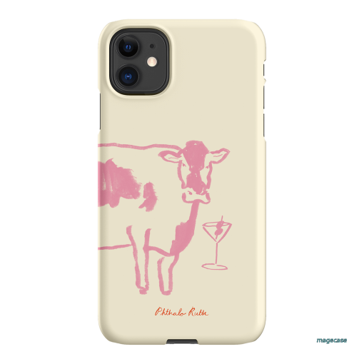 Mootini Pink Printed Phone Cases by Phthalo Ruth - The Dairy