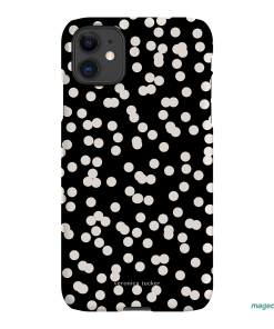 Mini Confetti Noir Printed Phone Cases iPhone 11 / Snap by Veronica Tucker - The Dairy