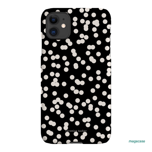 Mini Confetti Noir Printed Phone Cases iPhone 11 / Snap by Veronica Tucker - The Dairy