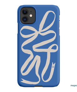 Something Blue Ribbon Printed Phone Cases iPhone 11 / Snap by Jasmine Dowling - The Dairy