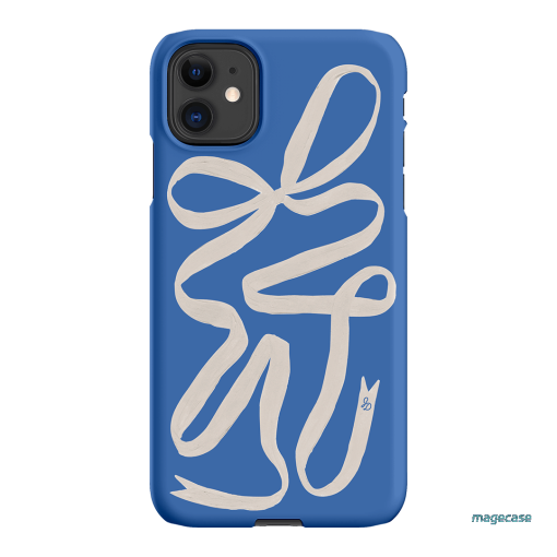 Something Blue Ribbon Printed Phone Cases iPhone 11 / Snap by Jasmine Dowling - The Dairy