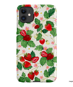 Strawberry Patch Printed Phone Cases iPhone 11 / Snap by Ellie Mae - The Dairy