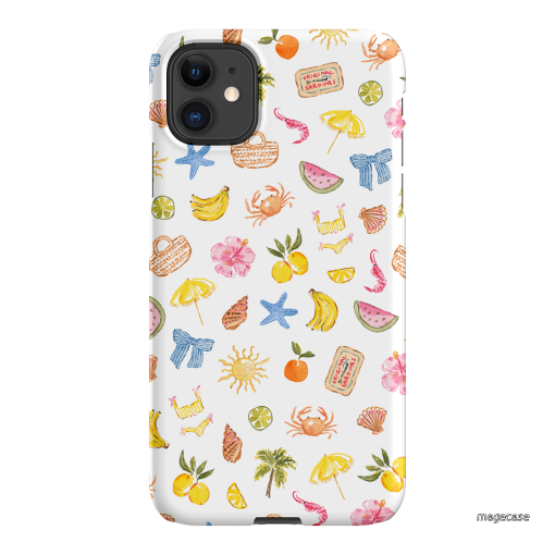 Summer Icons Printed Phone Cases iPhone 11 / Snap by Cass Deller - The Dairy