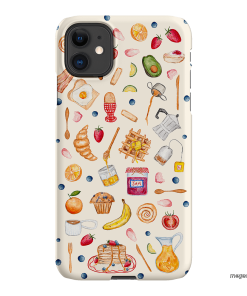 Sunday Breakfast Printed Phone Cases iPhone 11 / Snap by BG. Studio - The Dairy