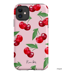 Cherry Rose Printed Phone Cases iPhone 11 / Armoured by Kerrie Hess - The Dairy
