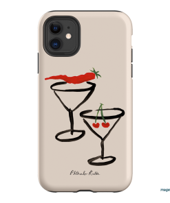 Chilli Cherry Printed Phone Cases by Phthalo Ruth - The Dairy