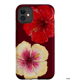 Hibiscus Flower Printed Phone Cases iPhone 11 / Armoured by BG. Studio - The Dairy