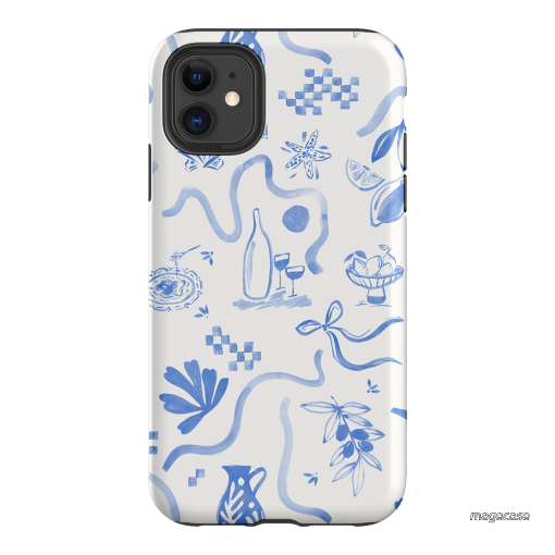 Mediterranean Wave Printed Phone Cases iPhone 11 / Armoured by Charlie Taylor - The Dairy