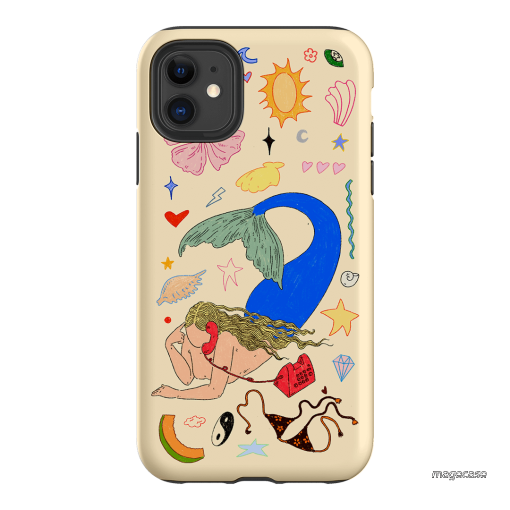 Mermaid Salad Cream Printed Phone Cases iPhone 11 / Armoured by Easty Beasty - The Dairy