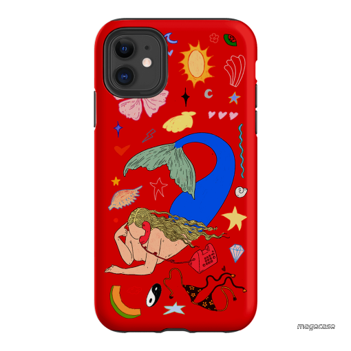 Mermaid Salad Scarlet Printed Phone Cases iPhone 11 / Armoured by Easty Beasty - The Dairy