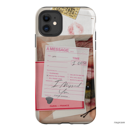 Missed Call Printed Phone Cases iPhone 11 / Armoured by Jasmine Dowling - The Dairy