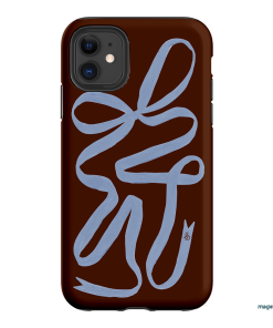 Mocha Ribbon Printed Phone Cases iPhone 11 / Armoured by Jasmine Dowling - The Dairy