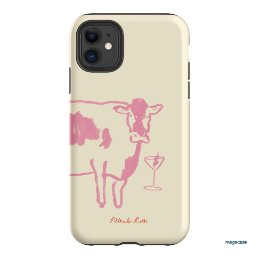 Mootini Pink Printed Phone Cases by Phthalo Ruth - The Dairy