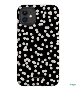 Mini Confetti Noir Printed Phone Cases iPhone 11 / Armoured by Veronica Tucker - The Dairy