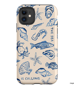 Sea Call Printed Phone Cases iPhone 11 / Armoured by Cass Deller - The Dairy