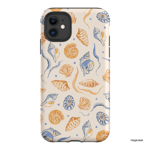 Shells & Swirls Printed Phone Cases by Cass Deller - The Dairy
