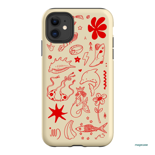 Spiced Cowboy Cream Printed Phone Cases iPhone 11 / Armoured by Easty Beasty - The Dairy