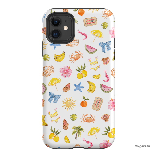 Summer Icons Printed Phone Cases iPhone 11 / Armoured by Cass Deller - The Dairy