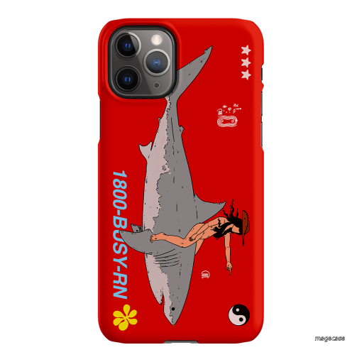 1800-Busy Rn in Red Printed Phone Cases iPhone 11 Pro / Snap by Easty Beasty - The Dairy