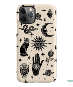 Astro Flash Beige Printed Phone Cases by Veronica Tucker - The Dairy