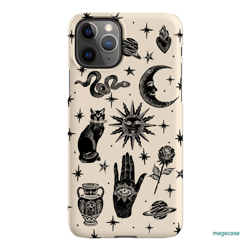 Astro Flash Beige Printed Phone Cases by Veronica Tucker - The Dairy