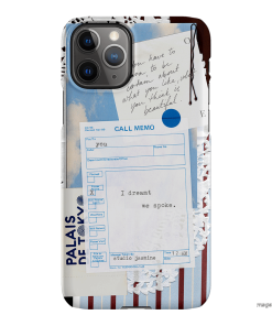 Call Memo Printed Phone Cases iPhone 11 Pro / Snap by Jasmine Dowling - The Dairy