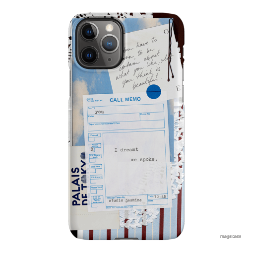 Call Memo Printed Phone Cases iPhone 11 Pro / Snap by Jasmine Dowling - The Dairy