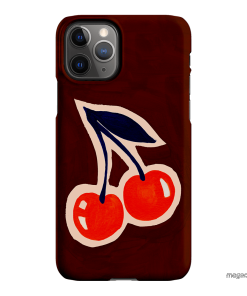 Cherries Printed Phone Cases iPhone 11 Pro / Snap by Studio Bon - The Dairy