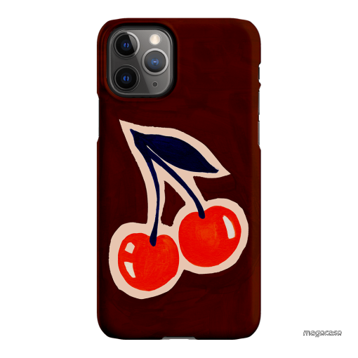 Cherries Printed Phone Cases iPhone 11 Pro / Snap by Studio Bon - The Dairy